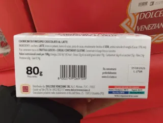 Dolcerie Veneziane 10 Cuoricini Cioccolato