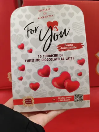 Dolcerie Veneziane 10 Cuoricini Cioccolato