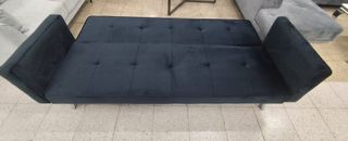 Sofá Cama Clic Clac Negro/Gris