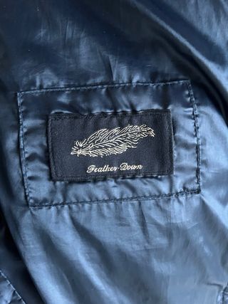 Plumífero Massimo Dutti Azul Marino