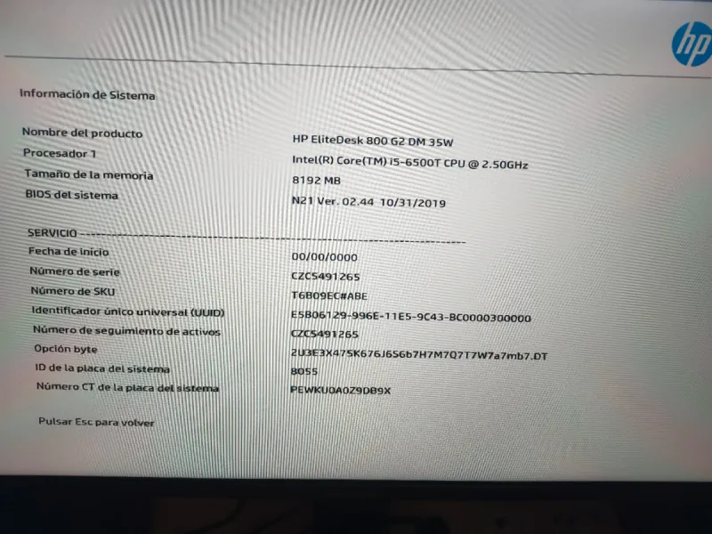 HP EliteDesk G2 Mini i5 8GB 120SSD Win 11 Pro afbeelding 4