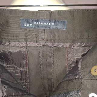 Pantalones de vestir Zara Basic negros