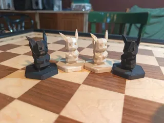 Piezas de ajedrez personalizables