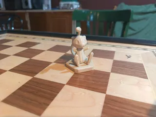 Piezas de ajedrez personalizables