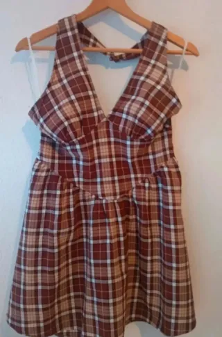 Vestido Shein cuadros