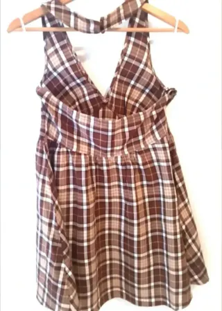 Vestido Shein cuadros