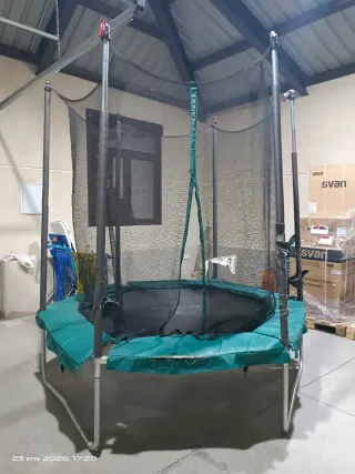 Cama elástica 2m con red de seguridad