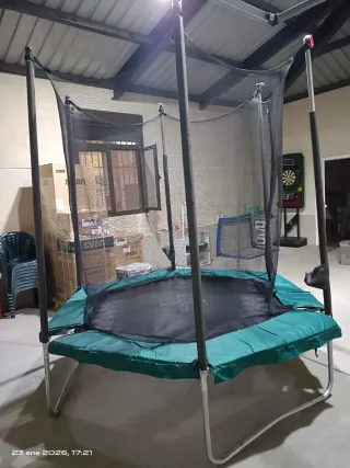 Cama elástica 2m con red de seguridad