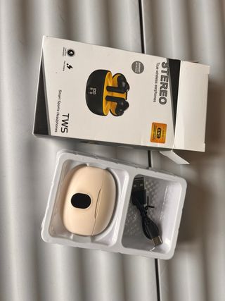 Auriculares Inalámbricos TWS Stereo Beige