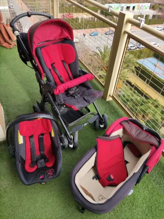 Carro Jané 3 piezas: Silla, Capazo y Maxicosi