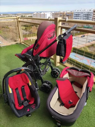 Carro Jané 3 piezas: Silla, Capazo y Maxicosi