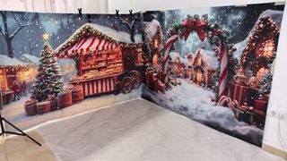 Fondo Fotografía Mercado Navideño