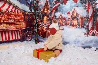 Fondo Fotografía Mercado Navideño