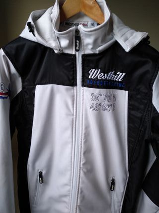Giubbotto Westhill bianco e nero
