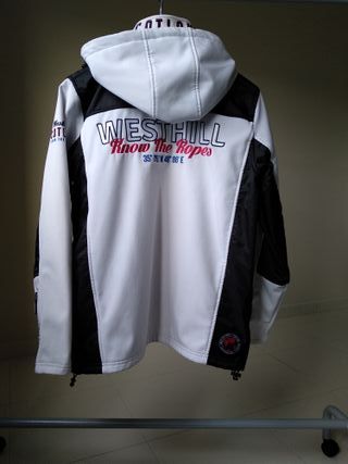 Giubbotto Westhill bianco e nero