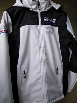 Giubbotto Westhill bianco e nero