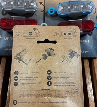 Luces Bicicleta STADIUM Nuevas 65/25 Lumen