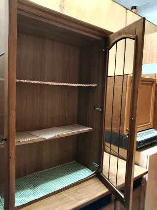 Credenza/vetrina cucina in legno