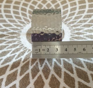 Pulseras acero inoxidable con textura