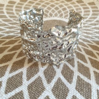 Pulseras acero inoxidable con textura