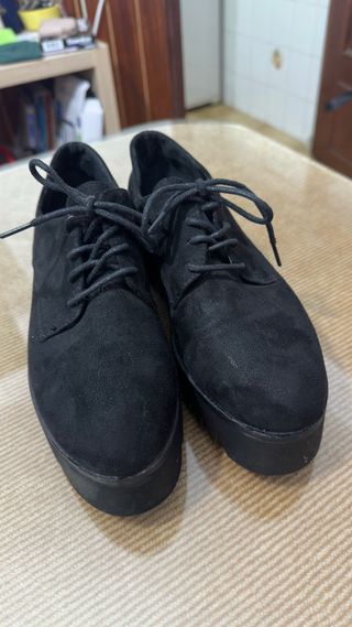 Zapatos plataforma Corina Talla 37 Negros