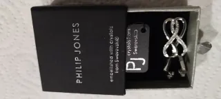 Pendientes Plata Infinito con Circonitas