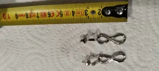 Pendientes Plata Infinito con Circonitas