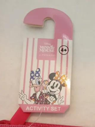Astuccio Minnie Mouse Rosa con Fiocco Glitter