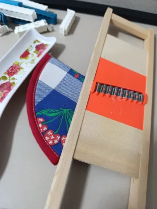 Set accessori cucina plastica e legno