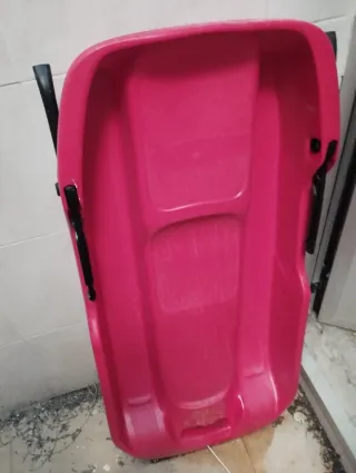 Trineo infantil rosa