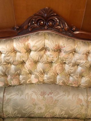 Conjunto Tresillo Isabelino Tapizado