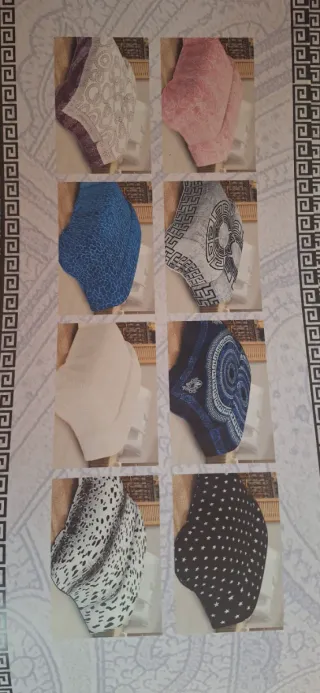 Lote de mantas de tela