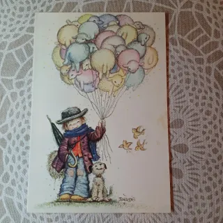 5 Postales J. Ferrandiz Años 70 (Escritas)