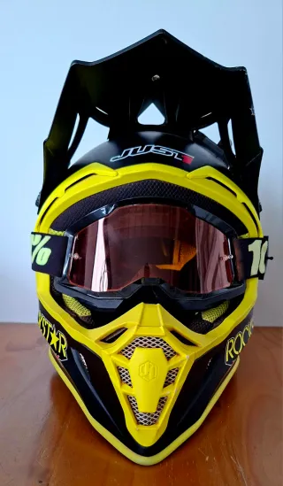 Casco y Gafas Just1 y 100%