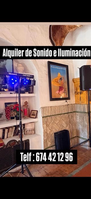 Alquiler Equipo Sonido, Luces y Altavoces