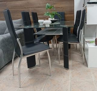 NUEVO!!COMEDOR+6 SILLAS + ENVIO A 348€