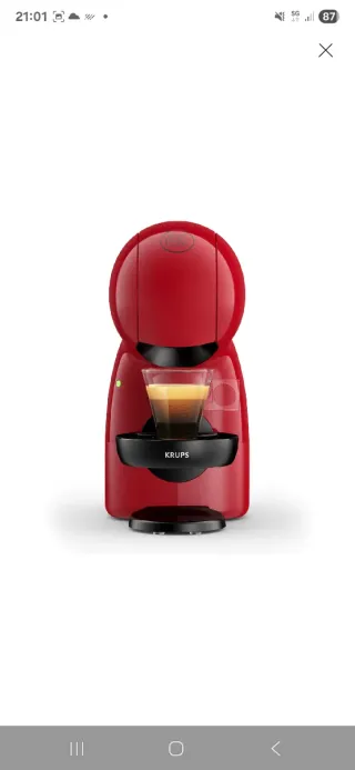 Cafetera Krups Nescafé Dolce Gusto Roja
