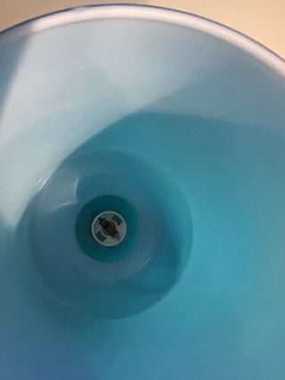 Lampada LYKTA IKEA Blu Vetro