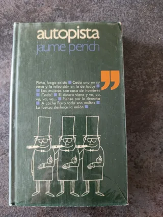 Libro Autopista Jaume Perich