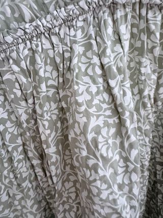 Vestido verde estampado