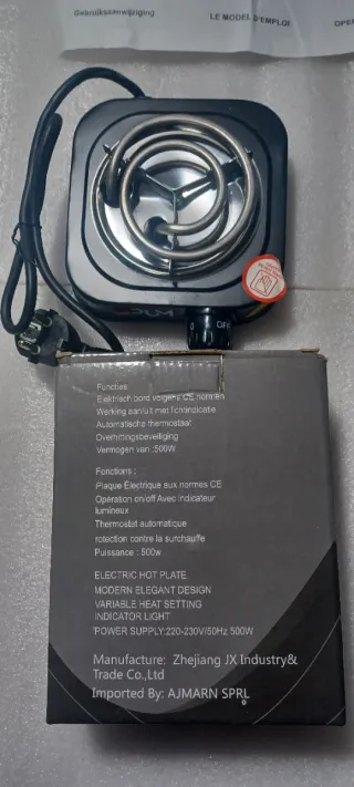 Mini hornillo eléctrico 500W