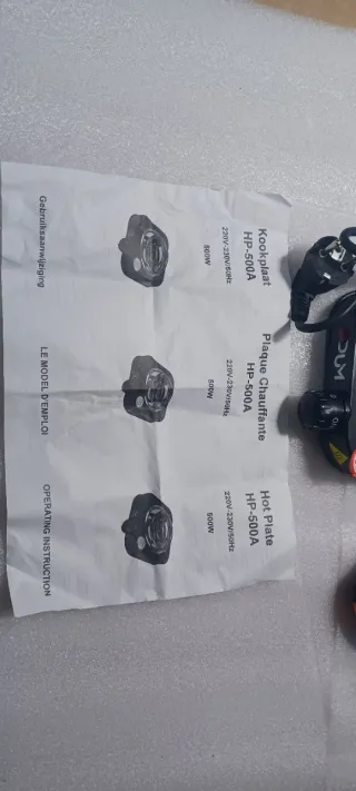 Mini hornillo eléctrico 500W