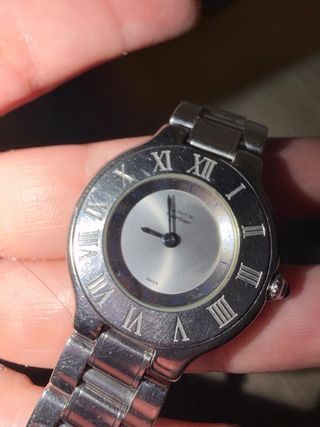 Reloj Cartier Oro y Plata