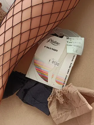 Pack 4 pares miniMedias de rejilla Platino t.Unica