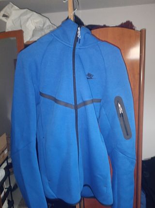 Nike Tech Fleece Azul Real Talla 5 100% original