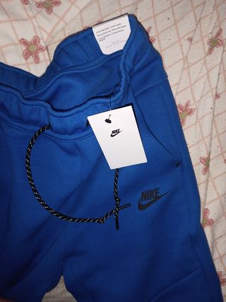 Nike Tech Fleece Azul Real Talla 5 100% original
