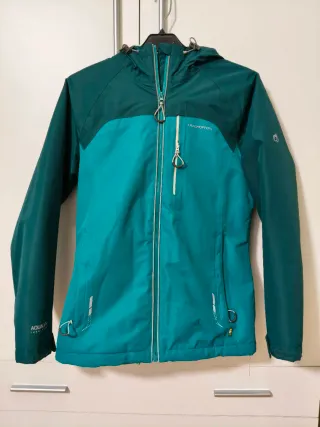 Abrigo Craghoppers verde y turquesa