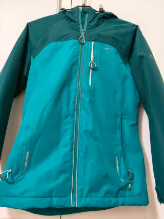 Abrigo Craghoppers verde y turquesa