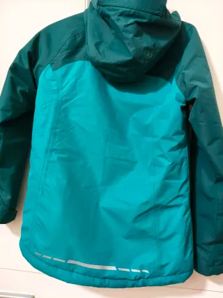 Abrigo Craghoppers verde y turquesa