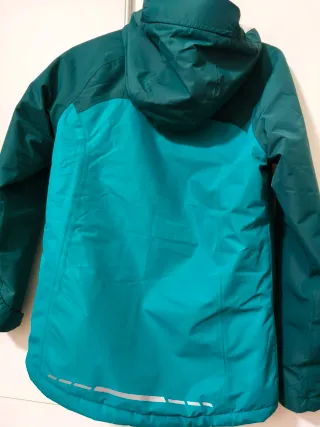 Abrigo Craghoppers verde y turquesa